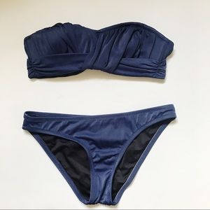 J Crew bikini navy blue. Size xs/xxs